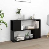 VidaXL Bibliotecă, negru, 100x24x63 cm, PAL 809171