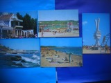 HOPCT LOT NR 822 COSTINESTI-CT-5 CARTI POSTALE-RSR-NECIRCULATE, Circulata, Printata, Constanta
