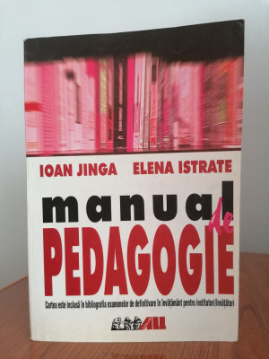 Ioan Jinga/Elena Istrati, Manual de pedagogie foto