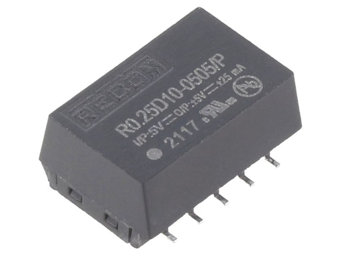 Convertor DC/DC 0,25W 5V/&plusmn;5V