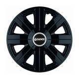 Set 4 Capace Roti, potrivite jantelor de R14, pentru Daewoo, model Cosmos Negru