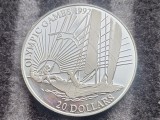 20 dollars 1992 Kiribati, argint 925