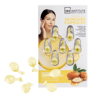 Capsule skincare cu ulei de argan, IDC Institute, Natural Elements, 7 capsule, 68325 foto