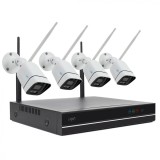 Cumpara ieftin Kit supraveghere video PNI House WiFi660 DVR NVR si 4 camere wireless de exterior 3MP IP66