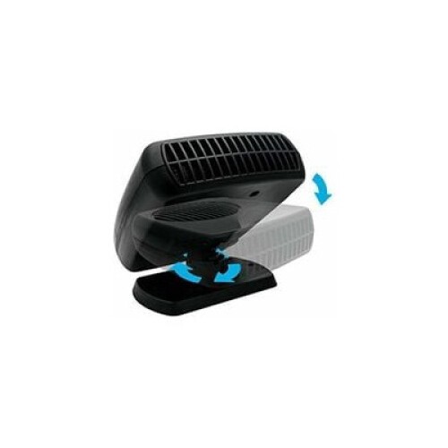 Calorifer auto 12V 150W, ventilator de dezghetare, negru, 17x12.5x4cm