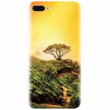 Husa silicon pentru Apple Iphone 8 Plus, Hill Top Tree Golden Light