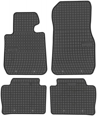 Set Covorase Auto Cauciuc Negro Bmw Seria 3 F30 2011-2015 0670 foto