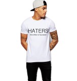 Cumpara ieftin Tricou barbati alb - Haters - M