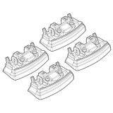 Kit montaj bare plafon C137 pentru Renault Koleos 2008-2014 fixpoint