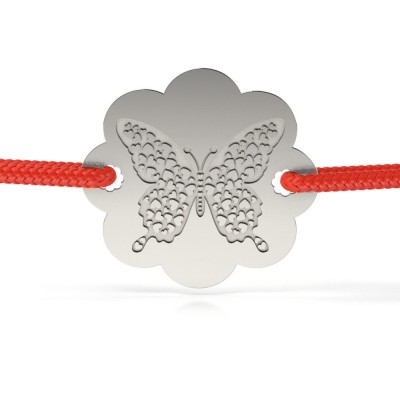 Bratara din argint model I love butterfly foto