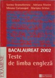 Teste Limba Engleza Sorina Gramaticescu Editura Humanitas 2002 Carti Elevi Studenti 110 Pagini