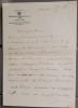 1934 Cernăuți / Scrisoare Teophil Sauciuc - Săveanu ptr I Andriesescu istorie
