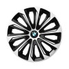 Set 4 Capace Roti Argintii Extra Strong R14 BMW - Autohelix MSA, Fixare Sigura, Plastic Durabil, Certificat RAR