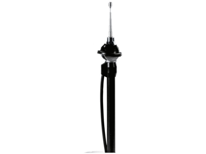 Antena auto Carpoint aripa telescopica 80 cm, baza crom , cablu de 1,20 m