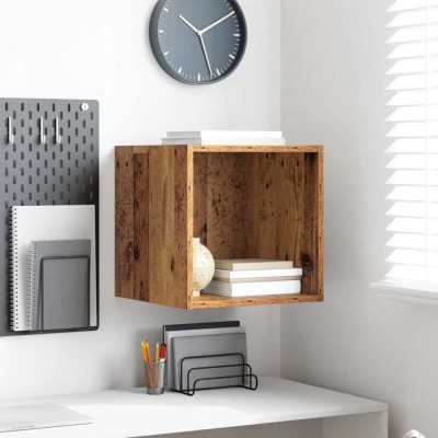 vidaXL Dulap de perete Lemn vechi 37 x 37 x 37 cm Lemn compozit 875072 foto