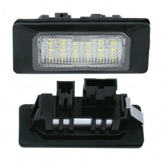 Set Lampi cu LED Numar Inmatriculare compatibil Audi, VW, Skoda