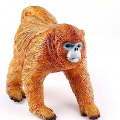 Figurina Maimuta pictata manual, jucarie moale si flexibila ,Maimuta 18 cm
