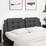 Perna pentru tablie pat, negru, 160 cm, piele artificiala GartenMobel Dekor, vidaXL