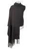 Fular dama uni 24, 180x70cm, gri antichizat, Marime universala