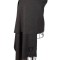 Fular dama uni 24, 180x70cm, gri antichizat