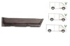Panou reparatie usa Mercedes 207-410 Din 1977-1995 Partea Dreapta, Fata, inaltime 117 mm , jgheab inferior