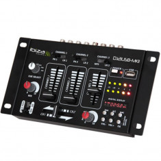 Mixer DJ Ibiza, Display digital, USB, 7 canale foto