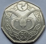 50 pence 2021 Isle of Man, Manx Loaghtan km#1583