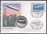 Germania 1991 - Istoria Aviatiei - LZ 127 Graf Zeppelin, FDC NUMIS