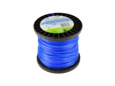 Coarda taiere pentru masini de tuns iarba, hexagonala, din plastic, 2.4mm x 100m foto