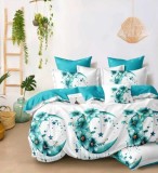 Cumpara ieftin Lenjerie Pat Alalala Sf185, Bumbac, 6 Piese, Fara Elastic, Alb, Imprimeu