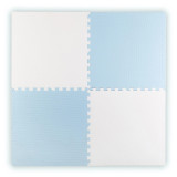 Cumpara ieftin Covoras puzzle, Ricokids, 120x120 cm, Alb/Albastru