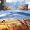 Lenjerie de pat digital print 3d (wheat spice)