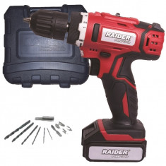 Bormasina acum. Li-ion 12V , 2 vit, 1300mAh 24Nm RD-CDL15 Raider Power Tools 030203 foto