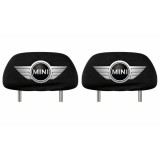 Set 5 huse tetiere negre, pentru gama auto MINI