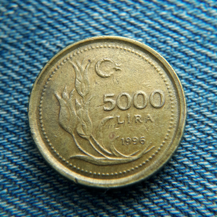 2L - 5000 Lira 1996 Turcia