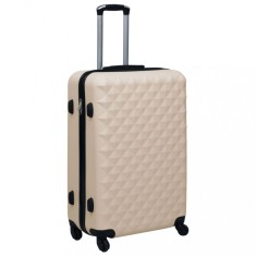 Valiza cu carcasa rigida, auriu, ABS foto