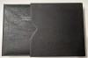Clasor de timbre, 32 de pagini (16 coli) tip Leuchtturm cu etui negru