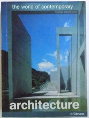 THE WORLD OF CONTEMPORARY ARCHITECTURE by FRANCISCO ASENSIO CERVER , 2003 foto