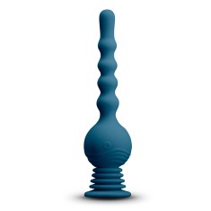 Vibrator Anal Hurricane Gyrating, 3 Moduri Stimulatoare, Silicon, USB, Verde, 27.3 cm