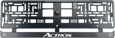 Set 2 bucati, suport numar inmatriculare Carbon, Mercedes Actros foto
