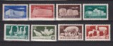BULGARIA 1955 FAUNA SI CLADIRI MI. 935-942 MNH