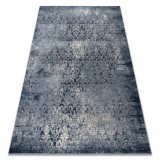 Covor L&acirc;nă NAIN Ornament vintage 7010/51644 albastru inchis / bej, 200x300 cm