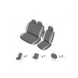 Huse scaun universale nuante de Gri BVS 2+1 pentru fata Cod: B-21A Automotive TrustedCars
