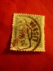 Timbru 10r verde Portugalia 1892 - supratipar Provisorio , stampilat