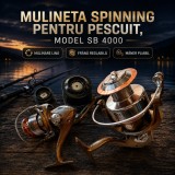 Mulineta Spinning pentru Pescuit, Model SB 4000