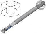 Cablu Bandă Rotund 1,27mm 10x28AWG PVC Gri