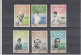 A12 S5 6 - Timbre foarte vechi - Sharjah - jocuri olimpice, Cuba, Oameni, Stampilat