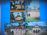 HOPCT LOT 3970 - 4 CARTI POSTALE-MANASTIREA COZIA -JUD- VALCEA-CIRCULATE, Circulata, Printata