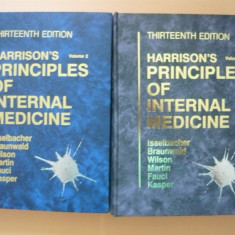 HARRISON'S PRINCIPLES OF INTERNAL MEDICINE ( 2 vol. ) - 13TH EDITIONS - 1994