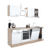 Mobilier de bucătărie Yorki 220, cu cuptor &icirc;n partea de jos, fără blat de lucru